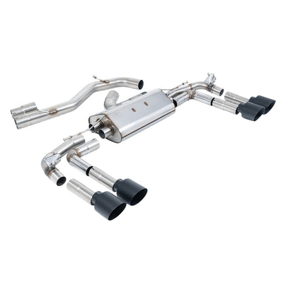 Milltek Cat Back Exhaust Audi S3 2.0 TFSi Quattro Saloon / Sedan 310PS 8Y (North American / Non-OPF Models Only) 22-25-Exhaust System-carbonizeduk