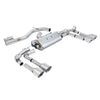 Milltek Cat Back Exhaust Audi S3 2.0 TFSi Quattro Saloon / Sedan 310PS 8Y (North American / Non-OPF Models Only) 22-25-Exhaust System-carbonizeduk