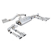 Milltek Cat Back Exhaust Audi S3 2.0 TFSi Quattro Saloon / Sedan 310PS 8Y (North American / Non-OPF Models Only) 22-25-Exhaust System-carbonizeduk