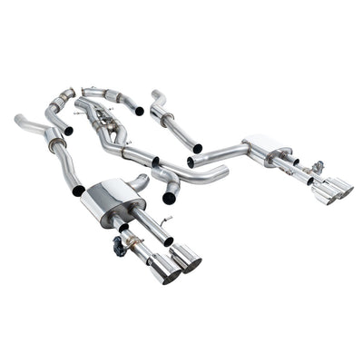 Milltek Particulate Filter-back Exhaust Audi S8 D5 4.0 TFSi V8 Saloon / Sedan (OPF/GPF UK/Euro Models) 20-25-Exhaust System-carbonizeduk