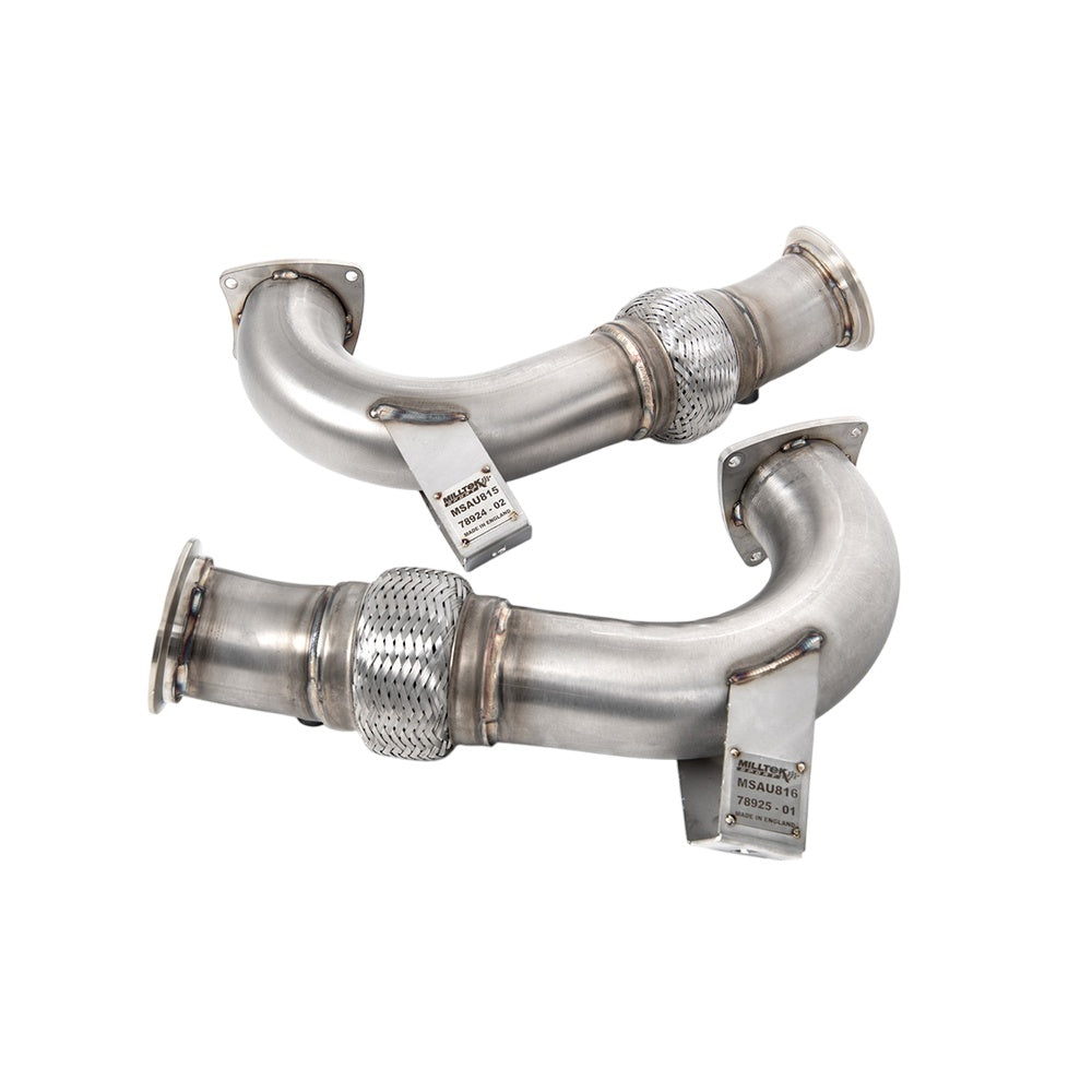 Milltek GPF/OPF Bypass Exhaust Audi R8 V10 5.2 Gen 2 (OPF/GPF Equipped Models Only) 20-25-Manifolds, Decats & Sports Cats-carbonizeduk