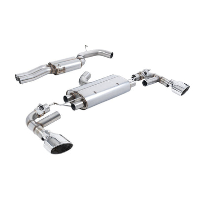 Milltek Cat Back Exhaust Audi TT Mk3 TTRS 2.5TFSi Quattro (Non-OPF/GPF Models) 16-25-Exhaust System-carbonizeduk