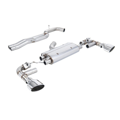 Milltek Cat Back Exhaust Audi TT Mk3 TTRS 2.5TFSi Quattro (Non-OPF/GPF Models) 16-25-Exhaust System-carbonizeduk