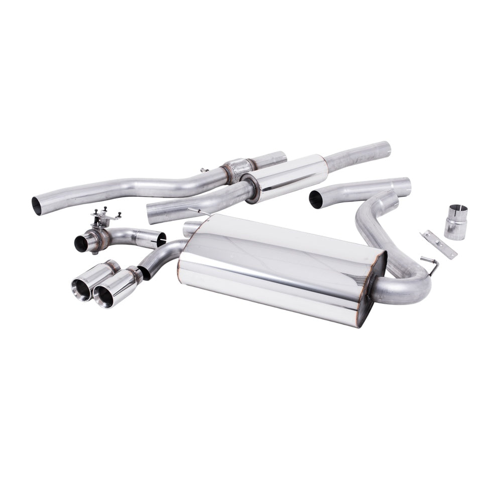 Milltek Cat Back Exhaust BMW 4 Series F32 428i Coupe (Manual Gearbox, without Tow Bar, None xDrive and N20 Engine Only) 14-18-Exhaust System-carbonizeduk