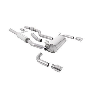 Milltek Cat Back Exhaust BMW 4 Series F32 428i Coupe (Manual Gearbox, without Tow Bar, None xDrive and N20 Engine Only) 14-18-Exhaust System-carbonizeduk