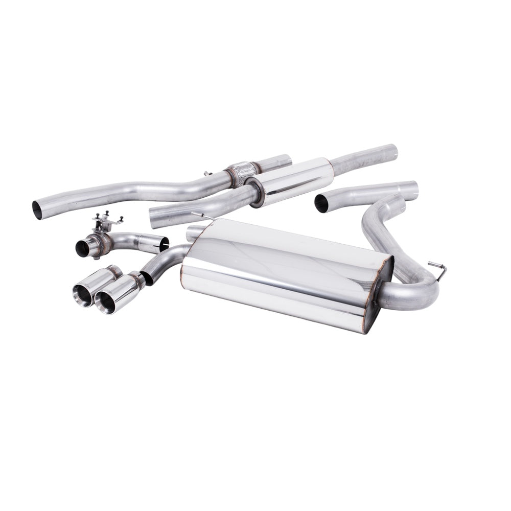 Milltek Cat Back Exhaust BMW 4 Series F32 428i Coupe (Automatic Gearbox, without Tow Bar, None xDrive and N20 Engine Only) 14-16-Exhaust System-carbonizeduk