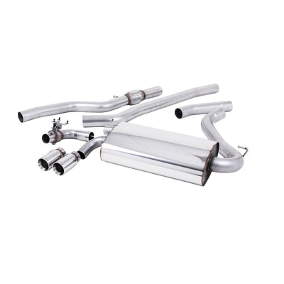 Milltek Cat Back Exhaust BMW 4 Series F32 428i Coupe (Automatic Gearbox, without Tow Bar, None xDrive and N20 Engine Only) 14-16-Exhaust System-carbonizeduk