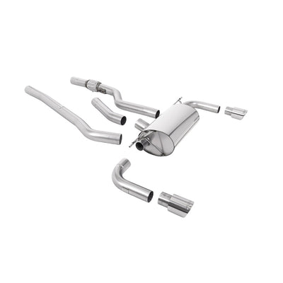 Milltek Cat Back Exhaust BMW 4 Series F32 428i Coupe (Automatic Gearbox, without Tow Bar, None xDrive and N20 Engine Only) 14-16-Exhaust System-carbonizeduk