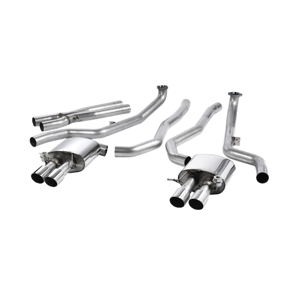 Milltek Cat Back Exhaust BMW 5 Series M5 Saloon M TwinPower Turbo V8 (F10) 11-16-Exhaust System-carbonizeduk