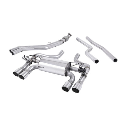 Milltek Cat Back Exhaust BMW 2 Series M2 Coupe (F87) 16-18-Exhaust System-carbonizeduk