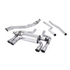 Milltek Cat Back Exhaust BMW 2 Series M2 Coupe (F87) 16-18-Exhaust System-carbonizeduk