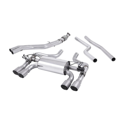 Milltek Cat Back Exhaust BMW 2 Series M2 Coupe (F87) 16-18-Exhaust System-carbonizeduk
