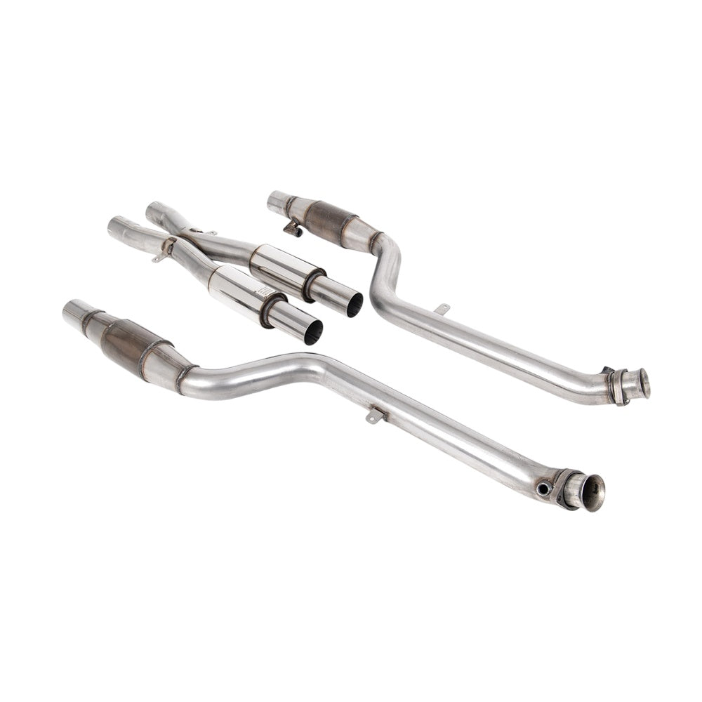 Milltek Hi-Flow Sports Cat and Downpipe Exhaust BMW 3 Series E90 M3 4.0 V8 Saloon / Sedan 07-11-Manifolds, Decats & Sports Cats-carbonizeduk
