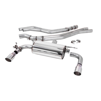 Milltek Cat Back Exhaust BMW 2 Series M240i Coupe (F22 LCI‚ Non-OPF and None xDrive) 15-18-Exhaust System-carbonizeduk