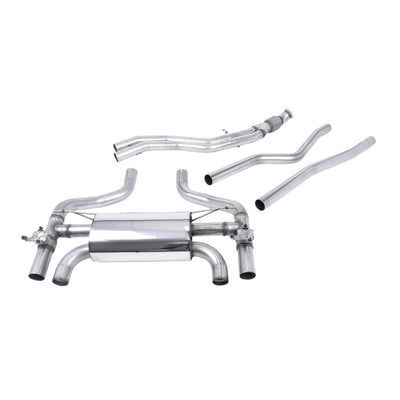 Milltek Cat Back Exhaust BMW 2 Series M2 Coupe (F87) 16-18-Exhaust System-carbonizeduk