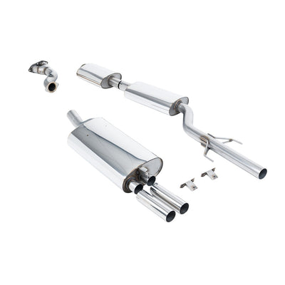Milltek Full System (including Cat Replacement Pipe) Exhaust BMW 3 Series E30 M3 87-92-Exhaust System-carbonizeduk