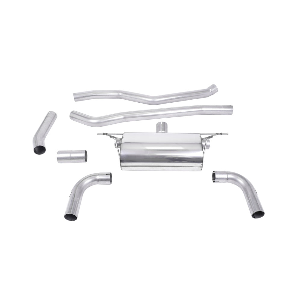 Milltek Cat Back Exhaust BMW 3 Series F30 320i L M Sport Saloon (Long wheelbase) (LCI models, None xDrive, Non-OPF and B48 Engine) 15-19-Exhaust System-carbonizeduk
