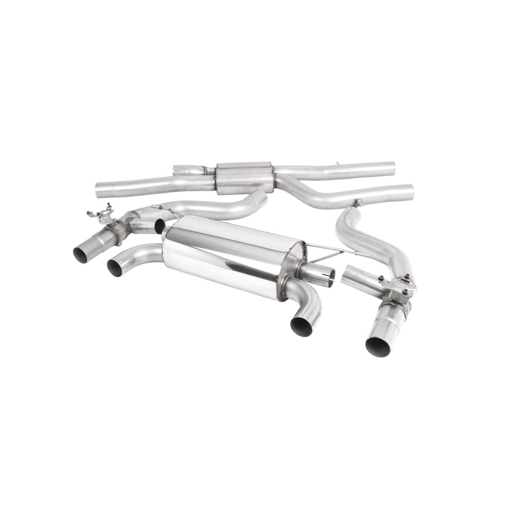 Milltek Cat Back Exhaust BMW 2 Series M2 Competition Coupe (F87) 18-25-Exhaust System-carbonizeduk