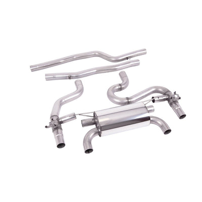 Milltek Cat Back Exhaust BMW 2 Series M2 Competition Coupe (F87) 18-25-Exhaust System-carbonizeduk