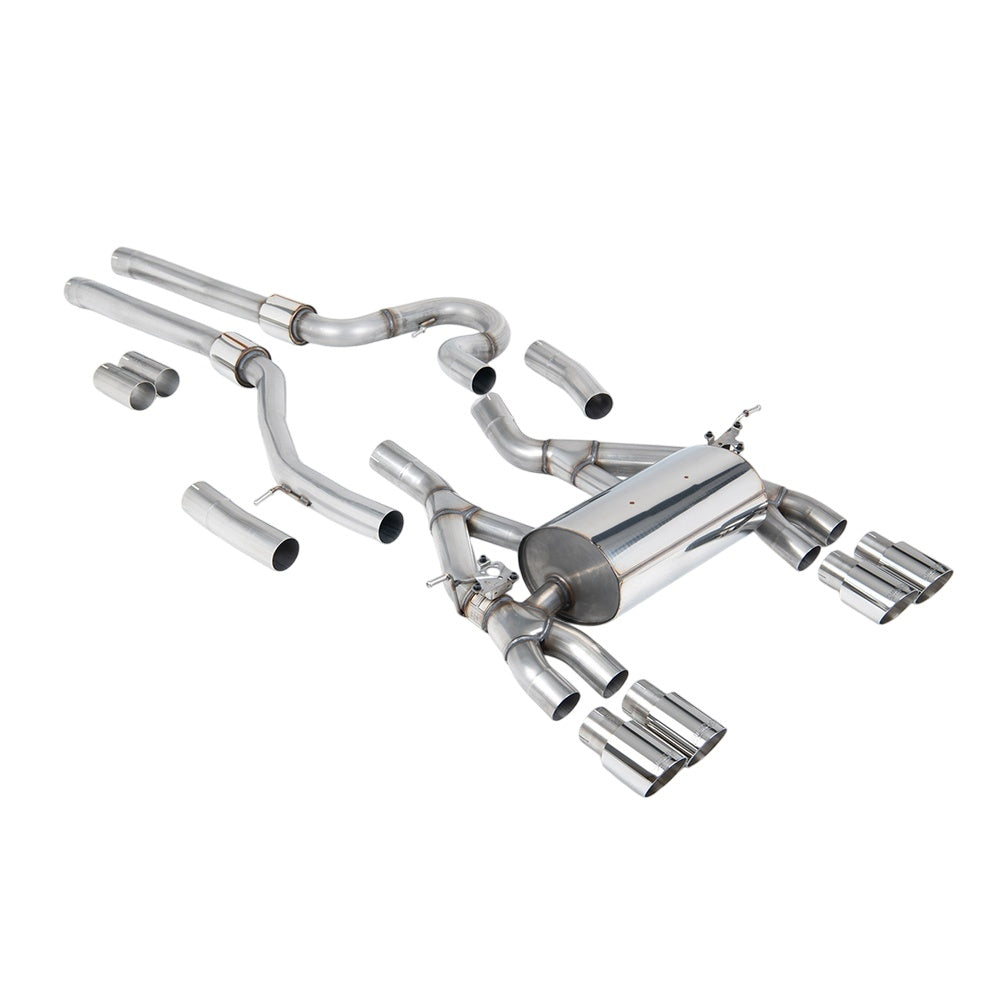 Milltek Cat Back Exhaust BMW 4 Series F82/83 M4 Coupe/Convertible and M4 Competition Coupe (Non-OPF equipped models only) 14-18-Exhaust System-carbonizeduk