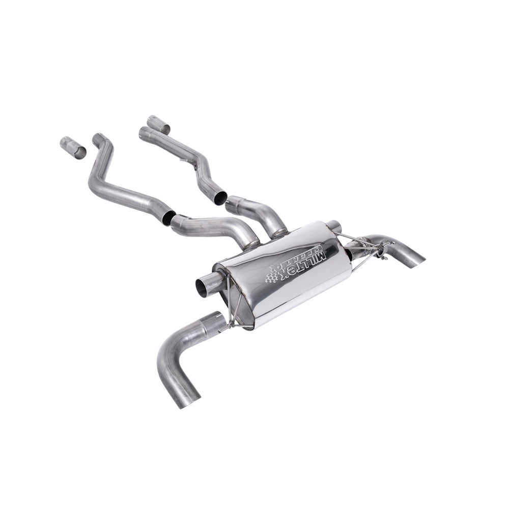 Milltek Axle Back Exhaust BMW 3 Series G20 M340i Sedan inc xDrive (North American / ROW Models Only) 21-25-Exhaust System-carbonizeduk
