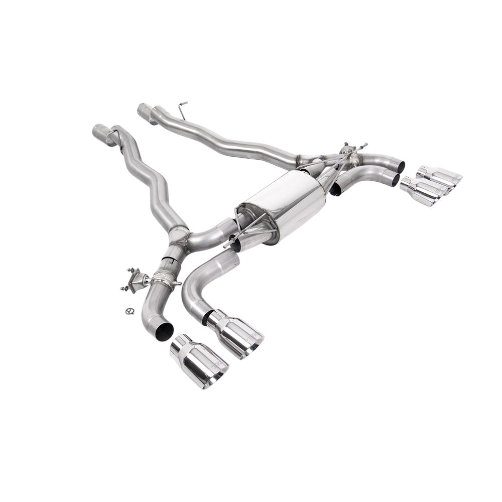Milltek Front Pipe-back Exhaust BMW 5 Series M5 and M5 Competition 4.4 Twin Turbo F90 (North American / ROW Cars) 19-25-Exhaust System-carbonizeduk