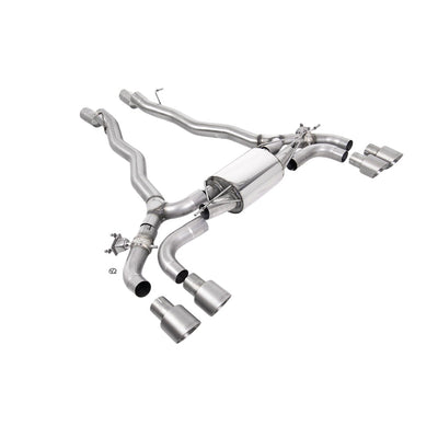 Milltek Front Pipe-back Exhaust BMW 5 Series M5 and M5 Competition 4.4 Twin Turbo F90 (North American / ROW Cars) 19-25-Exhaust System-carbonizeduk