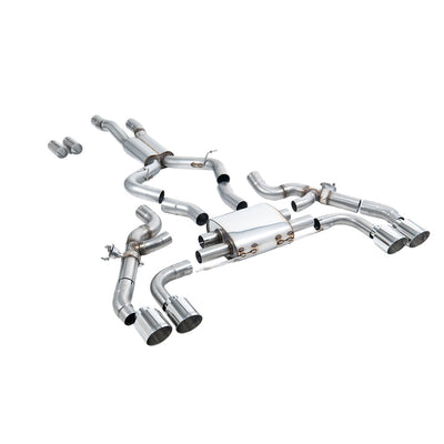Milltek Axle Back Exhaust BMW X3 X3M / X3M Comp (G01) 3.0 (ROW and North American S58 Engine LCI only) (2022 and Later) 22-25-Exhaust System-carbonizeduk