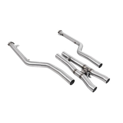 Milltek GPF/OPF Bypass Exhaust BMW 8 Series M8 and M8 Competition 4.4 V8 Twin Turbo F93 Gran Coupe LCI (OPF/GPF Equipped Cars Only) 21-25-Manifolds, Decats & Sports Cats-carbonizeduk