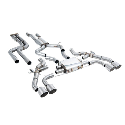 Milltek Downpipe-back Exhaust BMW X3 X3M / X3M Comp (G01) 3.0 (with OPF/GPF S58 Engine Pre LCI only) 19-21-Exhaust System-carbonizeduk