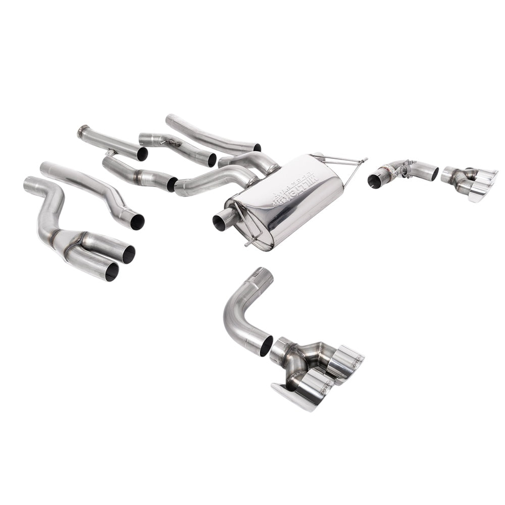 Milltek Cat Back Exhaust BMW 2 Series M240i Coupe (G42 XDrive OPF/GPF Models Only) 22-25-Exhaust System-carbonizeduk