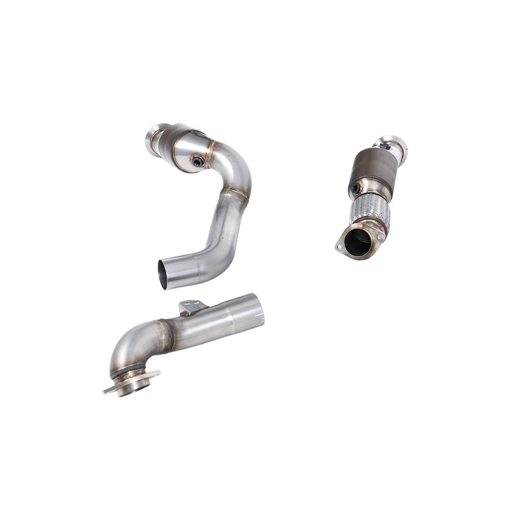 Milltek Large Bore Downpipe and Hi-Flow Sports Cat Exhaust BMW 3 Series G80/G81 M3 and M3 Competition S58 3.0 Turbo (OPF/GPF Equipped Cars Only) inc Touring and XDrive Models 20-25-Manifolds, Decats & Sports Cats-carbonizeduk