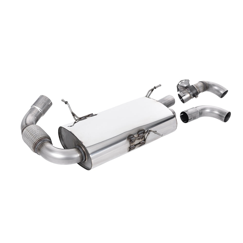 Milltek Cat Back Exhaust Valved BMW i8 1.5T Hybrid 14-20-Exhaust System-carbonizeduk