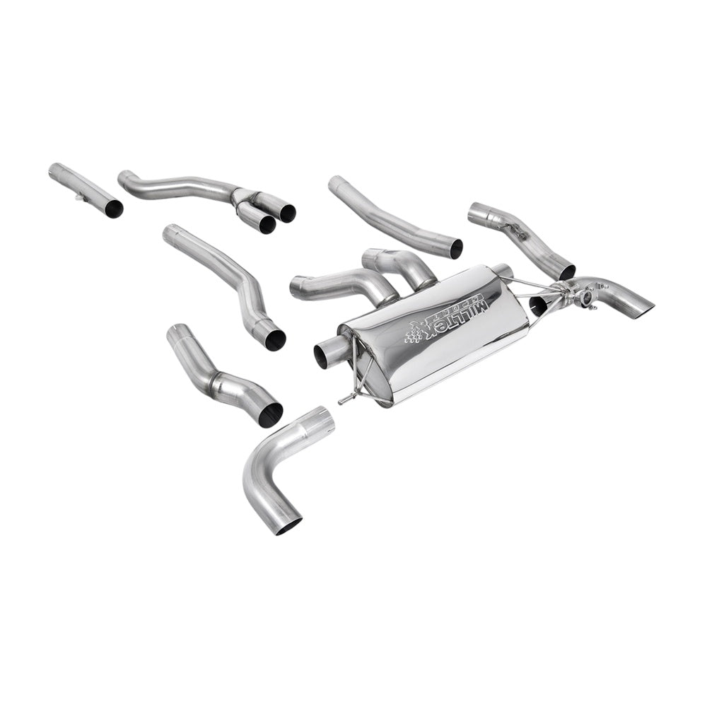 Milltek Cat Back Exhaust BMW 2 Series M240i Coupe (G42 XDrive NAS Non OPF/GPF Models Only) 22-25-Exhaust System-carbonizeduk