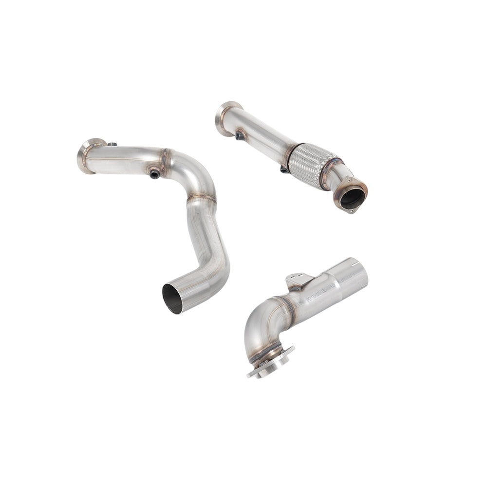 Milltek Large-bore Downpipe and De-cat Exhaust BMW 2 Series M2 Coupe (G87 S58 NAS Non-OPF/GPF Models) 23-25-Manifolds, Decats & Sports Cats-carbonizeduk