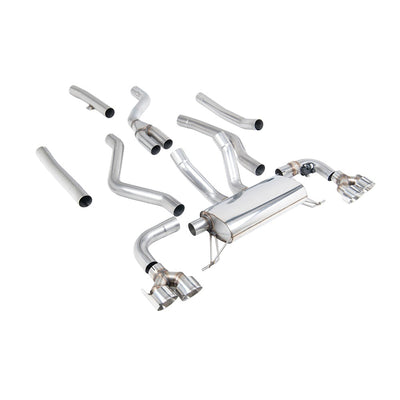Milltek Cat Back Exhaust BMW 3 Series G20 M340i Sedan inc xDrive (North American / ROW Models Only) 21-25-Exhaust System-carbonizeduk