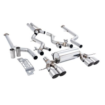 Milltek Cat Back Exhaust BMW 2 Series M2 Coupe (G87 S58 OPF/GPF Models) 23-25-Exhaust System-carbonizeduk