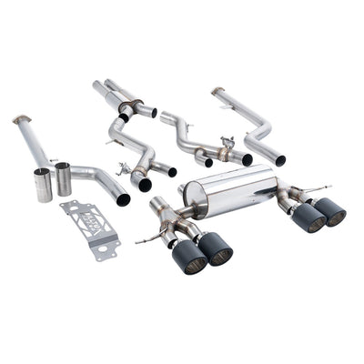 Milltek Cat Back Exhaust BMW 2 Series M2 Coupe (G87 S58 OPF/GPF Models) 23-25-Exhaust System-carbonizeduk