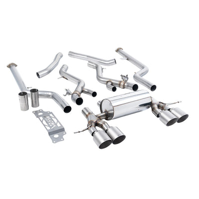 Milltek Cat Back Exhaust BMW 2 Series M2 Coupe (G87 S58 OPF/GPF Models) 23-25-Exhaust System-carbonizeduk