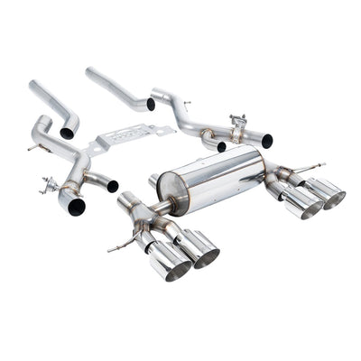 Milltek Secondary Cat Back Exhaust BMW 2 Series M2 Coupe (G87 S58 NAS Non-OPF/GPF Models) 23-25-Manifolds, Decats & Sports Cats-carbonizeduk
