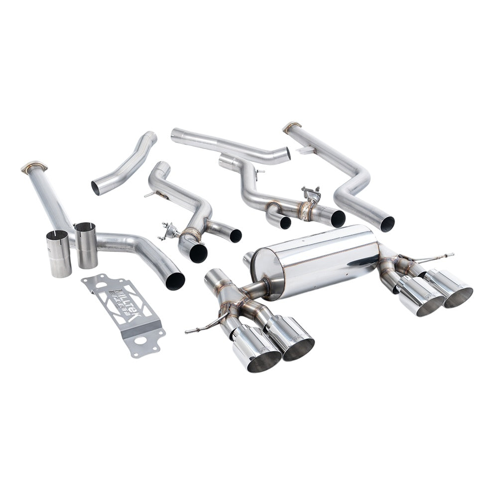 Milltek Cat Back Exhaust BMW 2 Series M2 Coupe (G87 S58 NAS Non-OPF/GPF Models) 23-25-Exhaust System-carbonizeduk