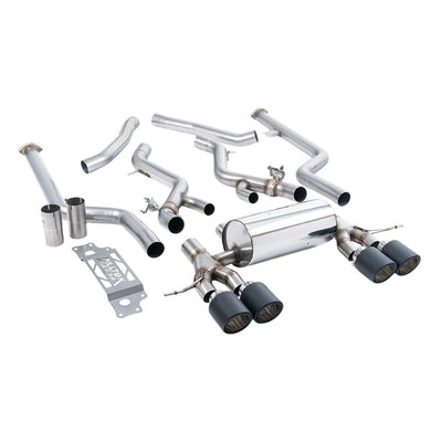 Milltek Cat Back Exhaust BMW 2 Series M2 Coupe (G87 S58 NAS Non-OPF/GPF Models) 23-25-Exhaust System-carbonizeduk