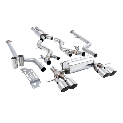Milltek Cat Back Exhaust BMW 2 Series M2 Coupe (G87 S58 NAS Non-OPF/GPF Models) 23-25-Exhaust System-carbonizeduk