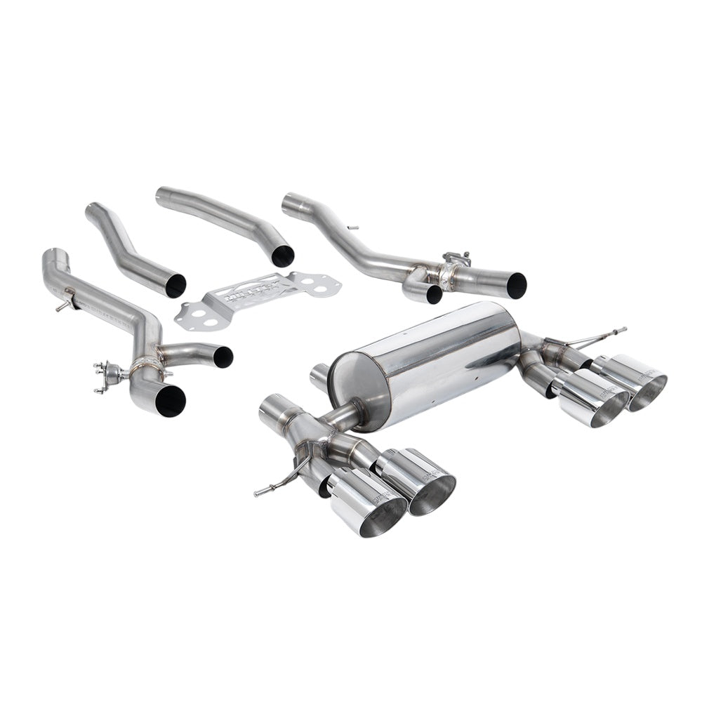 Milltek Secondary Cat Back Exhaust BMW 3 Series G80 M3 and M3 Competition S58 3.0 Turbo (North American / ROW Non-OPF/GPF Cars Only) 21-25-Manifolds, Decats & Sports Cats-carbonizeduk