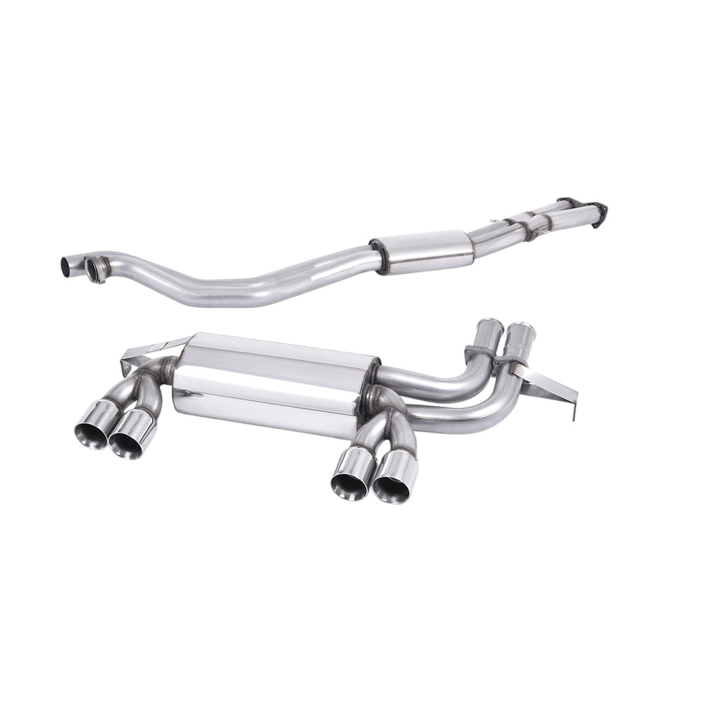 Milltek Cat Back Exhaust BMW 3 Series E46 M3 3.2 Coupe Cabriolet 01-07-Exhaust System-carbonizeduk