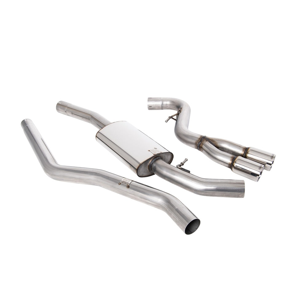 Milltek Cat Back Exhaust BMW 1 Series 118d and 120d M Sport Coupe (E82) 08-12-Exhaust System-carbonizeduk