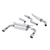 Milltek Cat Back Exhaust BMW 3 Series F30 328i M Sport Automatic (without Tow Bar, None xDrive and N20 Engine Only) 12-15-Exhaust System-carbonizeduk