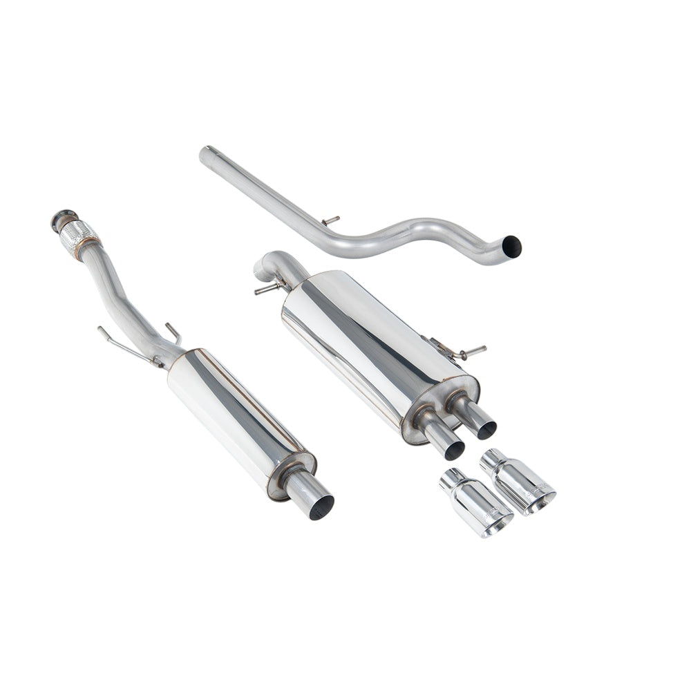 Milltek Cat Back Exhaust Citroen DS3 1.6 THP 16V DSport 10-19-Exhaust System-carbonizeduk