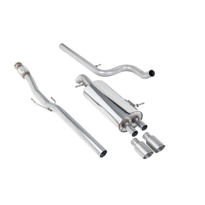 Milltek Cat Back Exhaust Citroen DS3 1.6 THP 16V DSport 10-19-Exhaust System-carbonizeduk