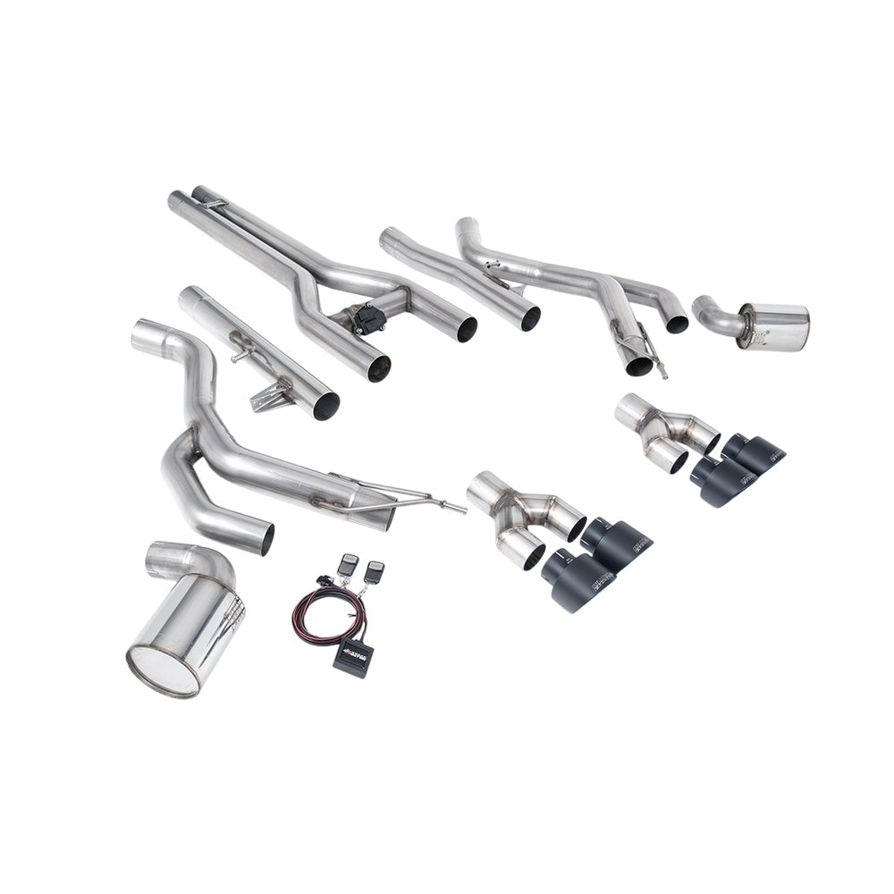 Milltek Front Pipe-back Exhaust Dodge / RAM Challenger SRT Hellcat (inc Redeye and Widebody Models) 15-22-Exhaust System-carbonizeduk